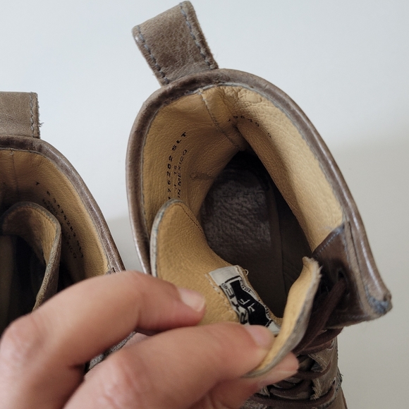 Vintage brown Fry lace-up ankle boots size 7 - Picture 11 of 15